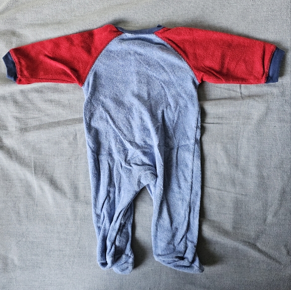 Carter's | "Baby Team" Footed Onesie - Picture 4 of 5
